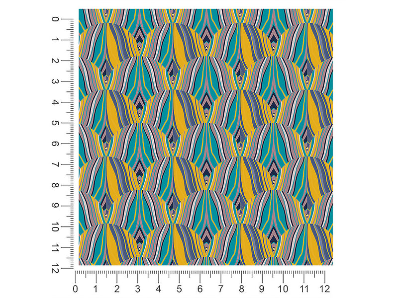 split personality art deco 1ft x 1ft Craft Sheets