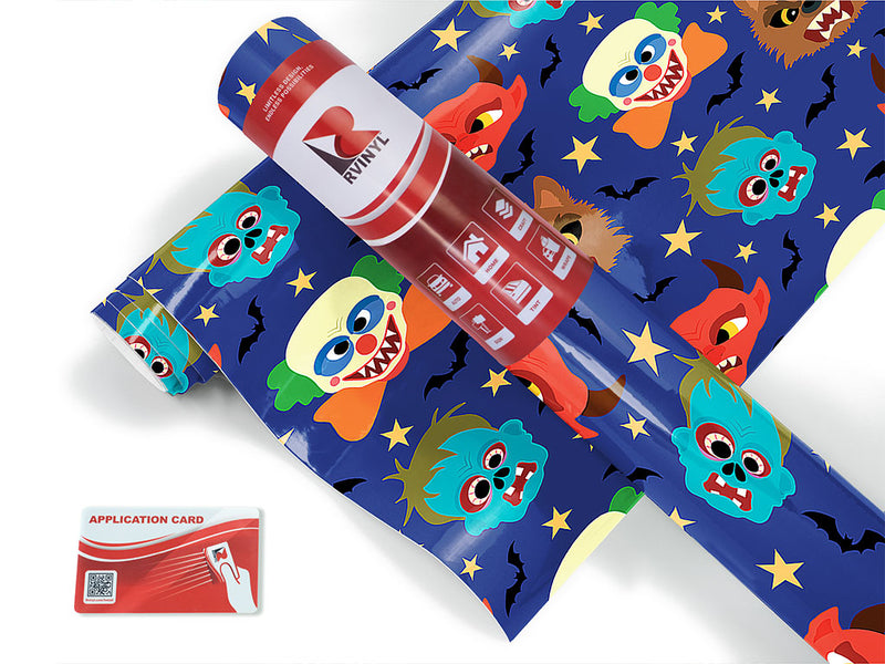 spooky friends halloween Craft Vinyl Roll