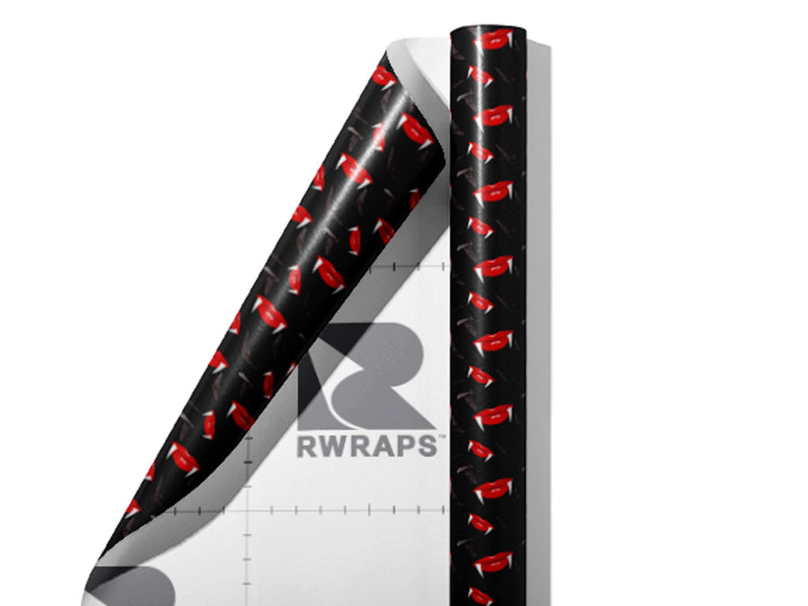 Spooky Night Vampire Wrap Film Sheets~Rwraps Series 914 Spooky Night Vampire Scrolled Sheet~3