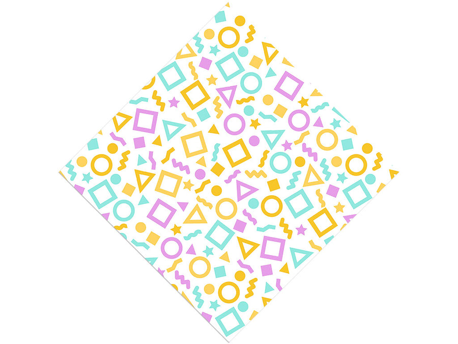 Spring Confetti Abstract Vinyl Wrap Pattern