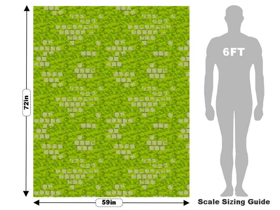 Spring Pathway Brick Vehicle Wrap Scale~Rwraps Series 914 Spring Pathway Brick Measurements~2