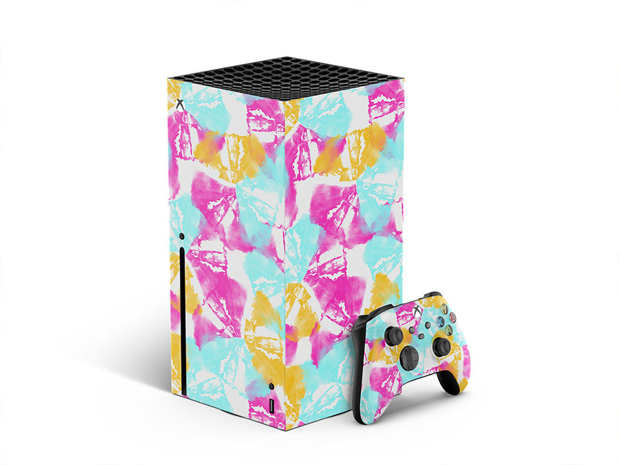 springtime petals tie dye XBOX DIY Decal
