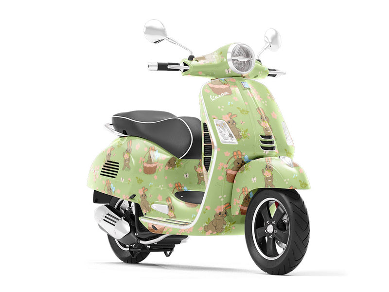 Springtime Presents Animal Vespa Scooter Wrap Film