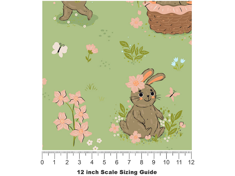 Springtime Presents Animal Vinyl Film Pattern Size 12 inch Scale~Rwraps Springtime Presents Animal Sizing Chart~2