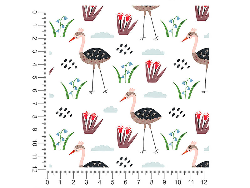 springtime strut bird 1ft x 1ft Craft Sheets
