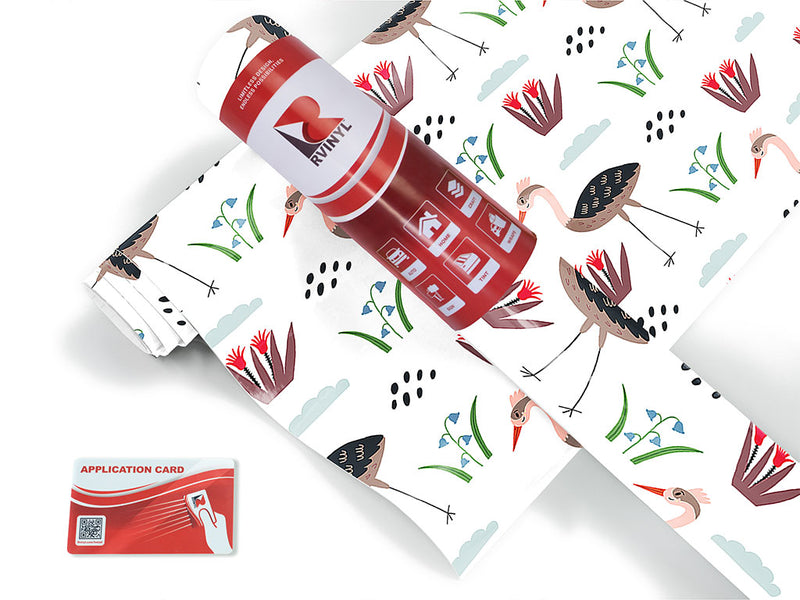 springtime strut bird Craft Vinyl Roll