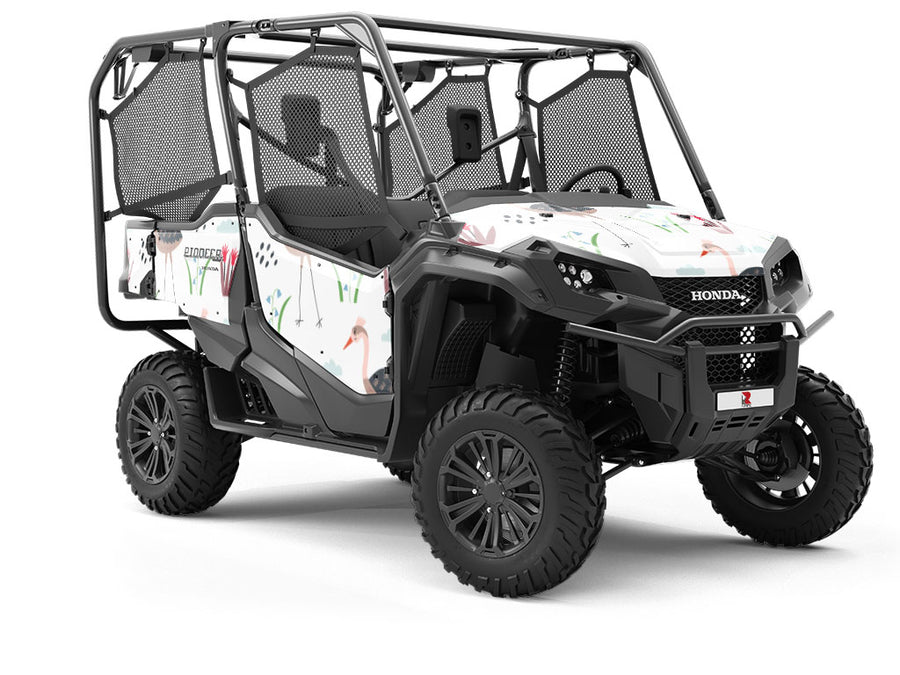 Springtime Strut Birds Utility Vehicle Vinyl Wrap
