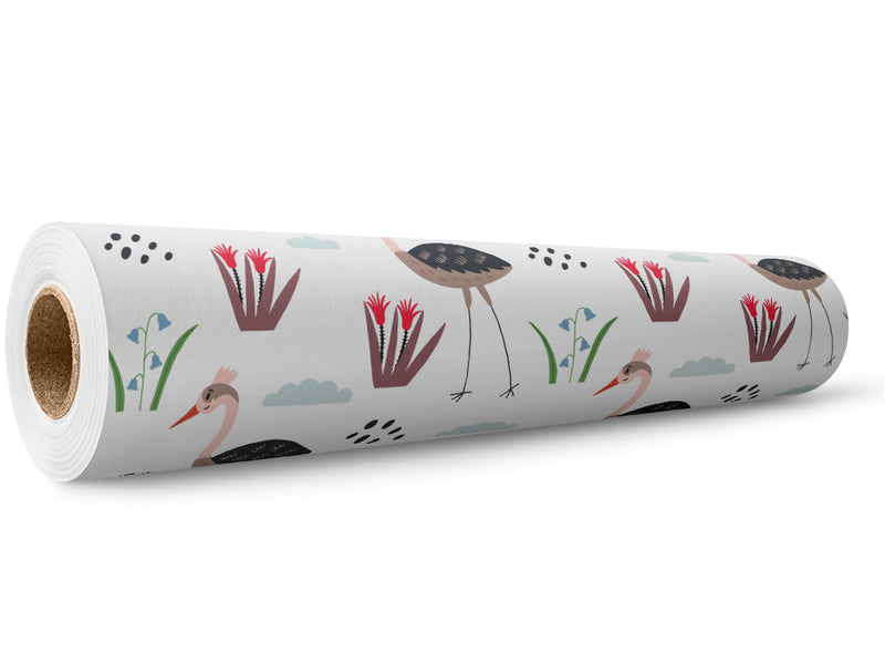 Springtime Strut Birds Wrap Film Wholesale Roll~Rwraps Series 914 Digitally Printed Vinyl Roll~5