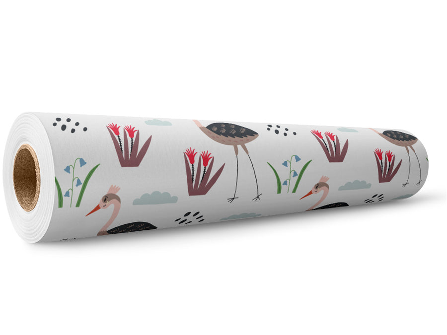 Springtime Strut Birds Wrap Film Wholesale Roll~Rwraps Series 914 Digitally Printed Vinyl Roll~5