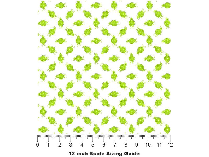 Squeezed Fresh Fruit Vinyl Film Pattern Size 12 inch Scale~Rwraps Squeezed Fresh Fruit Sizing Chart~2
