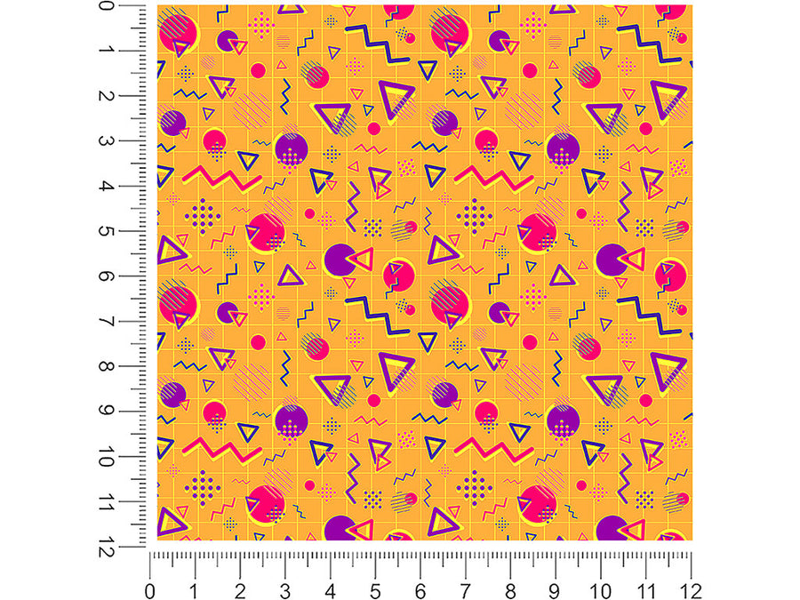 squirmy geometry abstract geometric 1ft x 1ft Craft Sheets