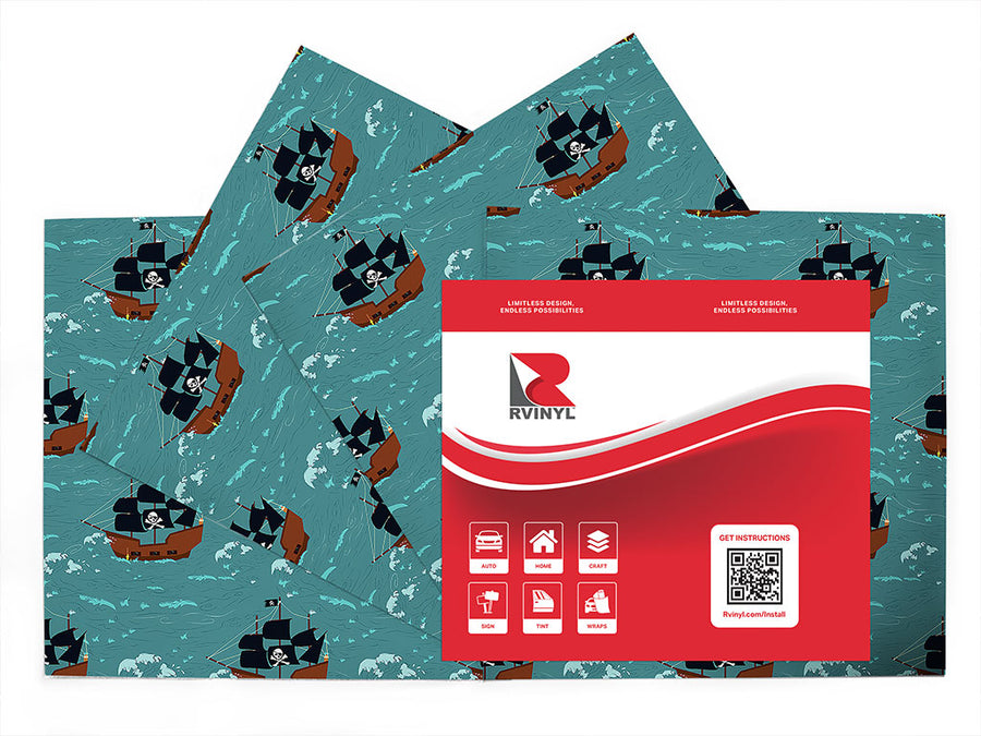 ss treasure pirate Craft Vinyl Sheet Pack