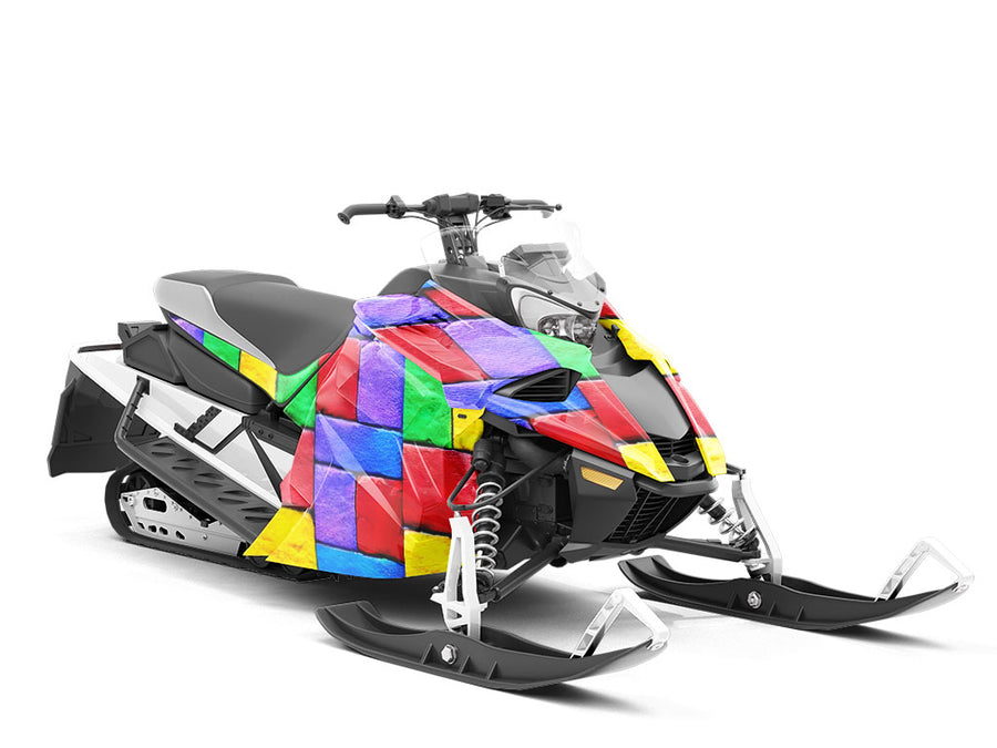 Stacked Brick Custom Wrapped Snowmobile