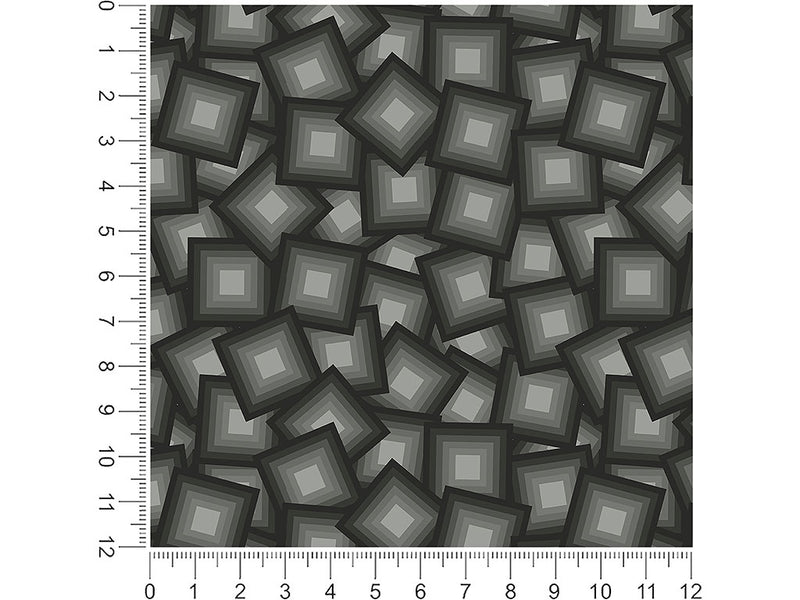 stacked squares abstract geometric 1ft x 1ft Craft Sheets