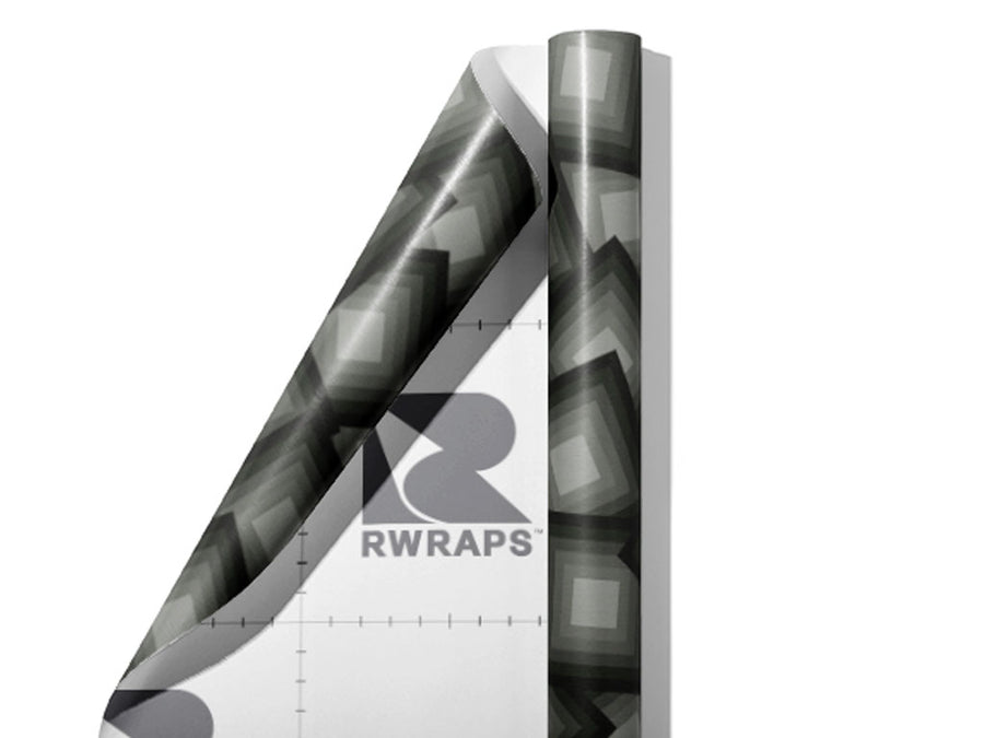 Stacked Squares Abstract Wrap Film Sheets~Rwraps Series 914 Stacked Squares Abstract Scrolled Sheet~3