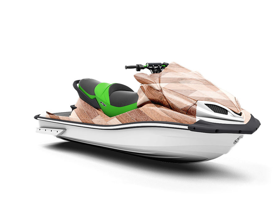 Stain Swatch Wooden Parquet Jet Ski Vinyl Customized Wrap