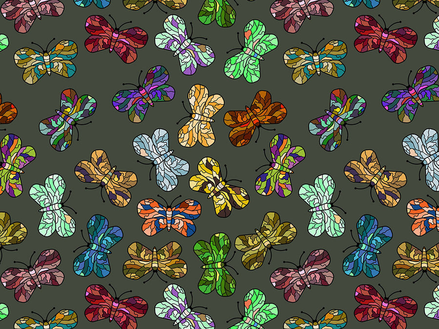Stained Glass Bug Vinyl Wrap Pattern~Rwraps Series 914 Digitally Printed Vinyl Wrap~0