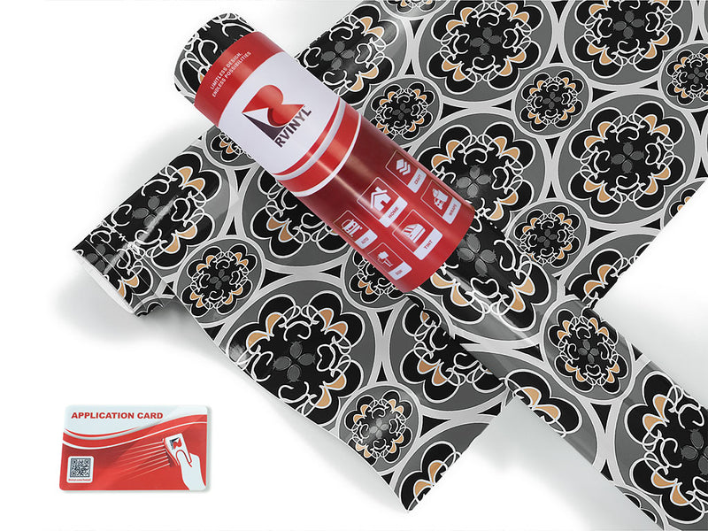 stamped fortitude art deco Craft Vinyl Roll