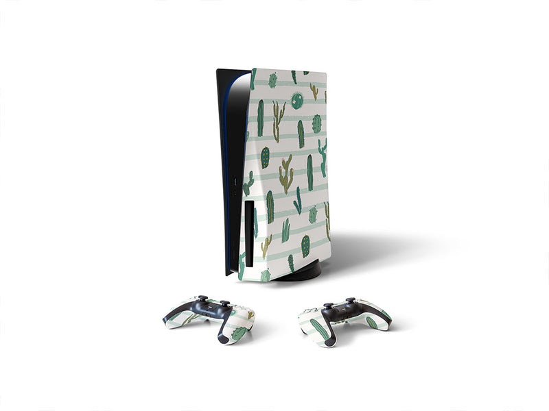 stand out cactus Sony PS5 DIY Skin