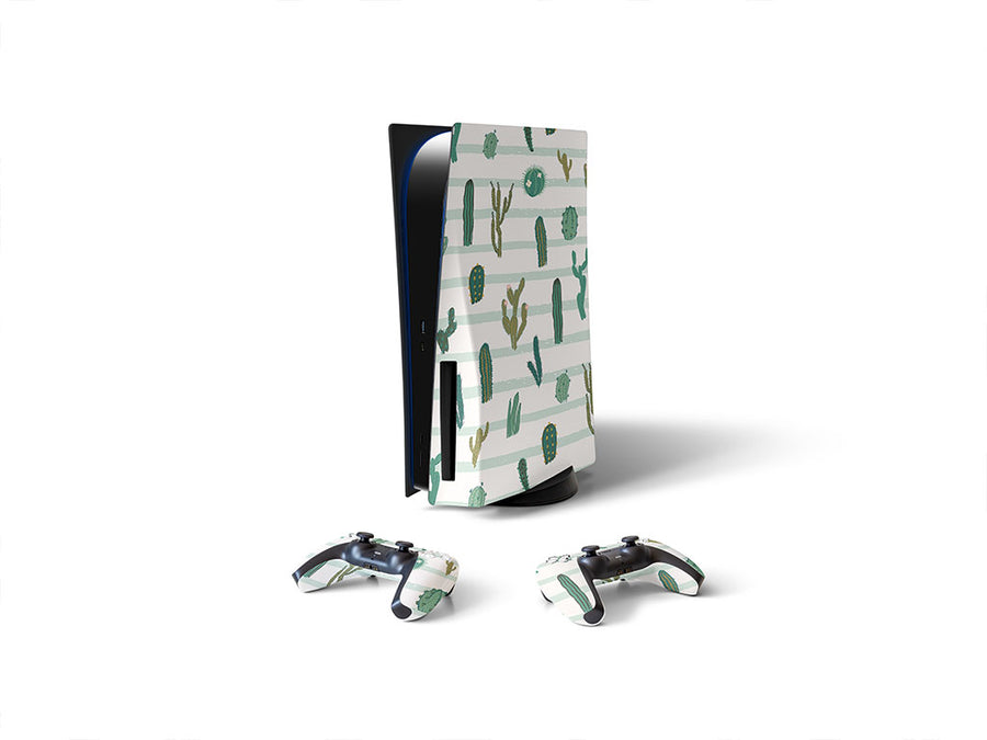 stand out cactus Sony PS5 DIY Skin