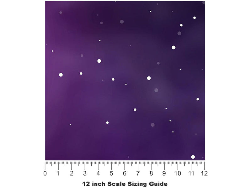Star Light Galaxy Vinyl Film Pattern Size 12 inch Scale~Rwraps Star Light Galaxy Sizing Chart~3