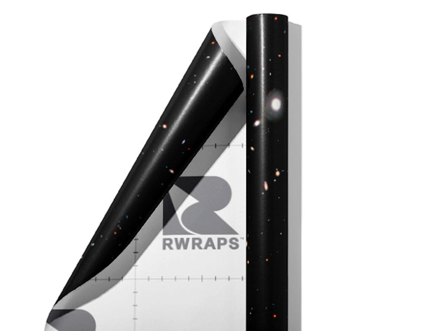 Starfield Dark Science Fiction Wrap Film Sheets~Rwraps Series 914 Starfield Dark Science Fiction Scrolled Sheet~3