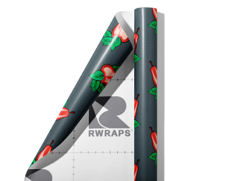 Starkrimson Savorings Fruit Wrap Film Sheets~Rwraps Series 914 Starkrimson Savorings Fruit Scrolled Sheet~3