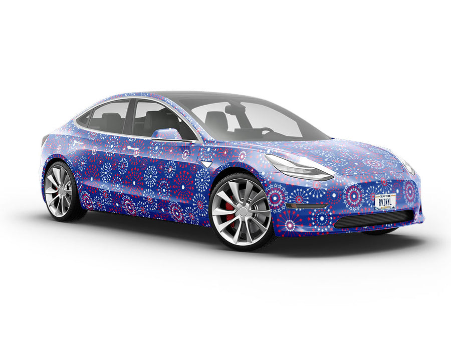 Starry Skies Americana Vehicle Vinyl Wrap