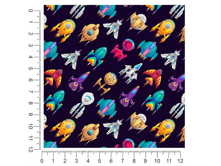 starship infantry science fiction 1ft x 1ft Craft Sheets