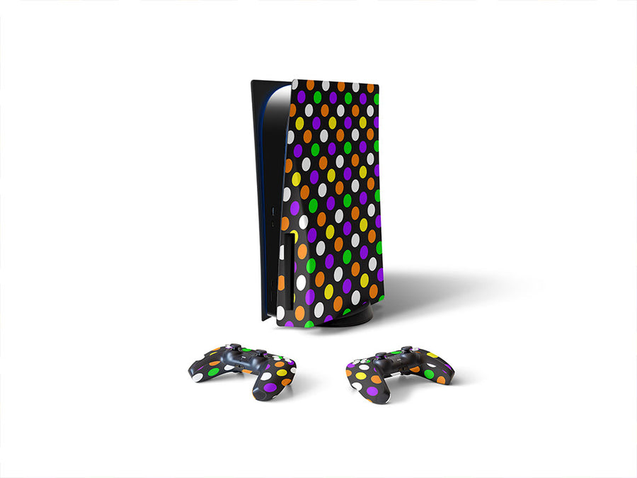startled still polka dot Sony PS5 DIY Skin