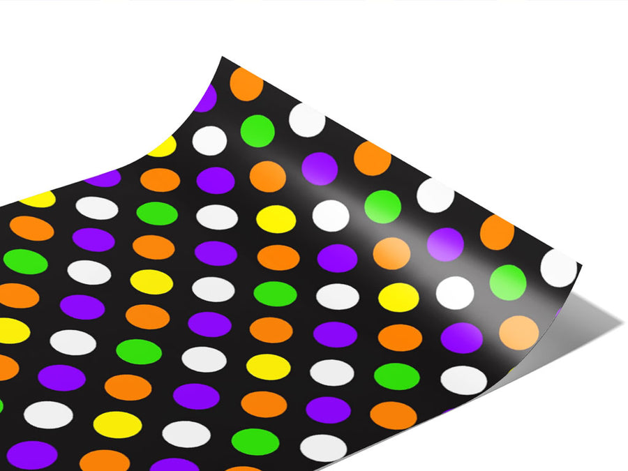 Startled Still Polka Dot Vinyl Wraps~Rwraps Series 914 Digitally Printed Vinyl Wrap~0