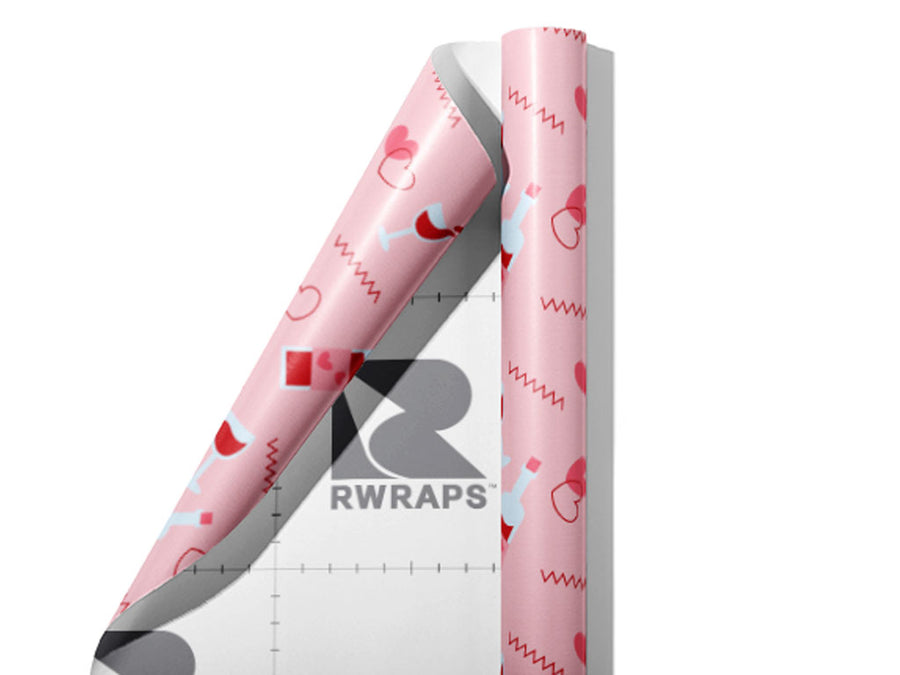 Stay Close Alcohol Wrap Film Sheets~Rwraps Series 914 Stay Close Alcohol Scrolled Sheet~3
