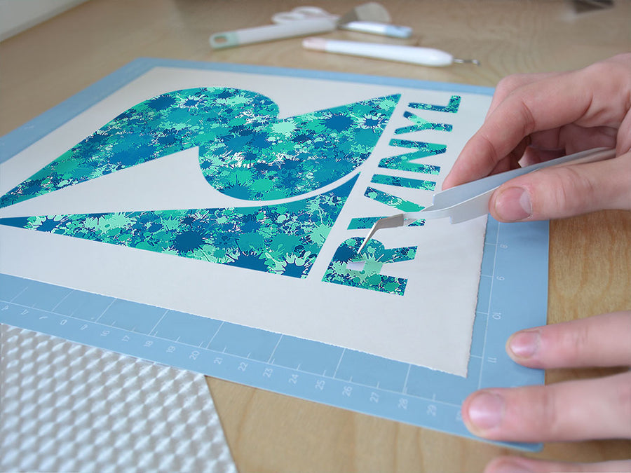 stay home paint splatter Easy Weed Craft Vinyl