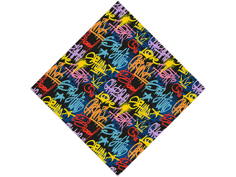 Stay Wild Graffiti Vinyl Wrap Pattern