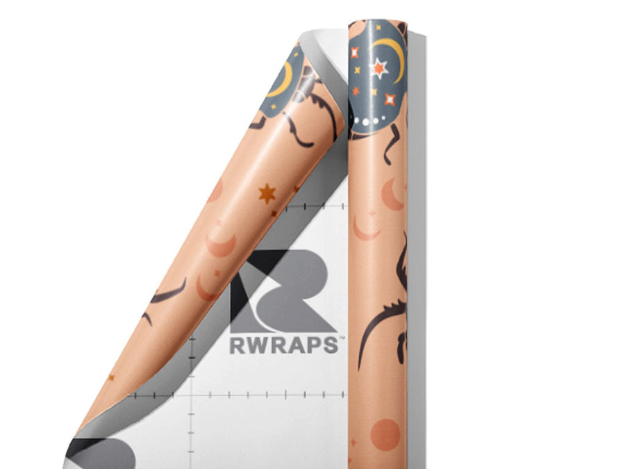 Steady Moonlight Bug Wrap Film Sheets~Rwraps Series 914 Steady Moonlight Bug Scrolled Sheet~3