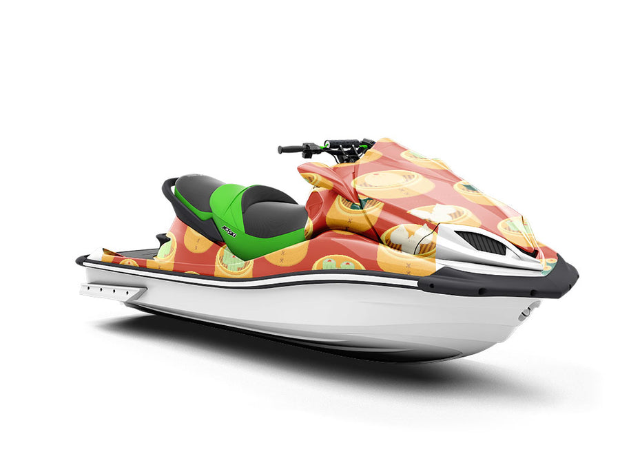 Steamed Buns Food Jet Ski Vinyl Customized Wrap