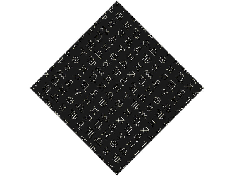 Stellar Symbols Astrology Vinyl Wrap Pattern