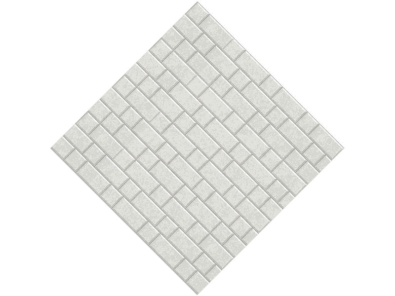 Stepped Grey Brick Vinyl Wrap Pattern