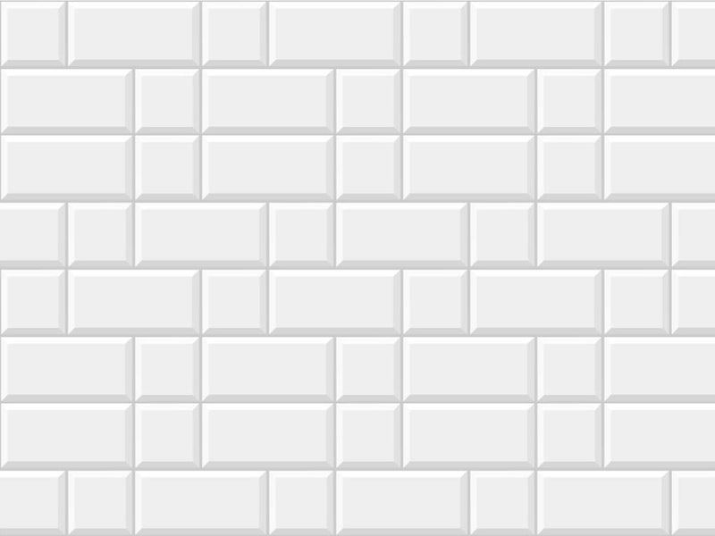 Stepped White Brick Vinyl Wrap Pattern~Rwraps Series 914 Digitally Printed Vinyl Wrap~0