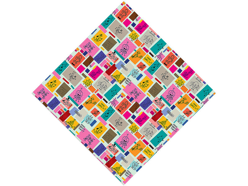 Sticky Note Doodles Sticker Bomb Vinyl Wrap Pattern