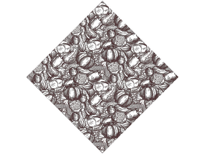 Still Life Harvest Gardening Vinyl Wrap Pattern