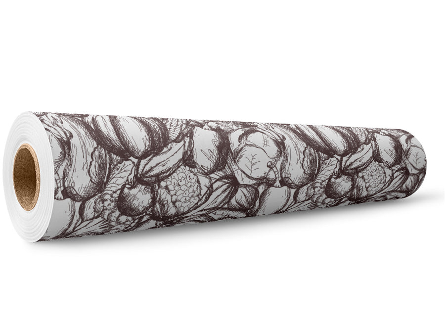 Still Life Harvest Gardening Wrap Film Wholesale Roll~Rwraps Series 914 Digitally Printed Vinyl Roll~5