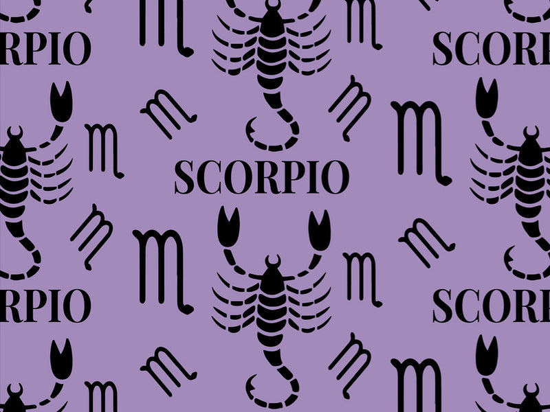 Stinging Scorpion Astrology Vinyl Wrap Pattern~Rwraps Series 914 Digitally Printed Vinyl Wrap~0