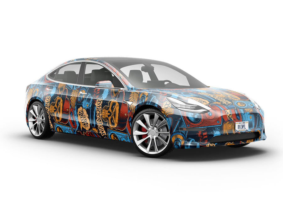 Stomping Ground Graffiti Vehicle Vinyl Wrap