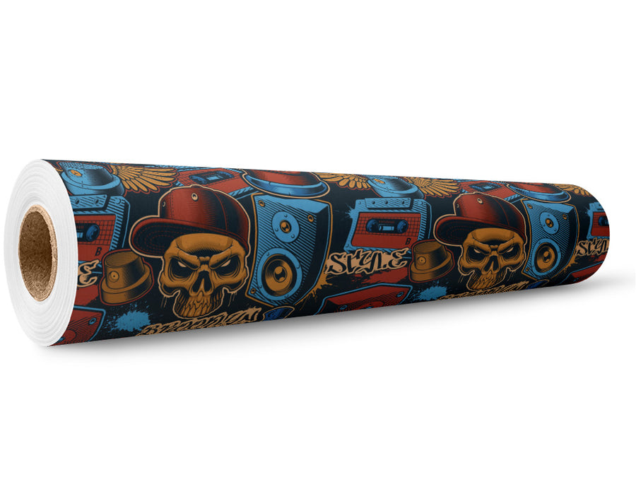 Stomping Ground Graffiti Wrap Film Wholesale Roll~Rwraps Series 914 Digitally Printed Vinyl Roll~5