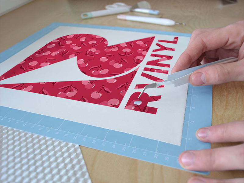 stone heart fruit Easy Weed Craft Vinyl