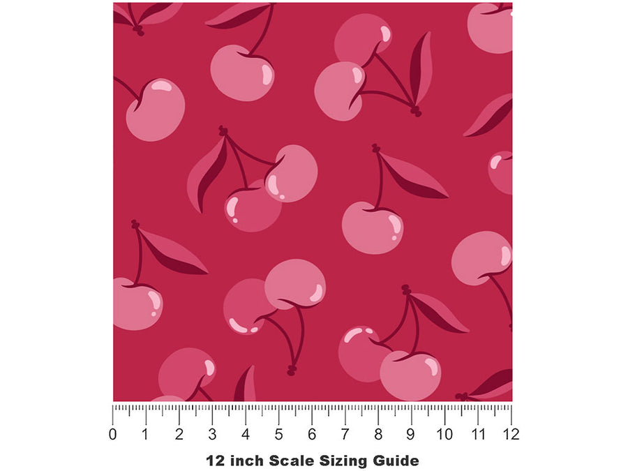 Stone Heart Fruit Vinyl Film Pattern Size 12 inch Scale~Rwraps Stone Heart Fruit Sizing Chart~2