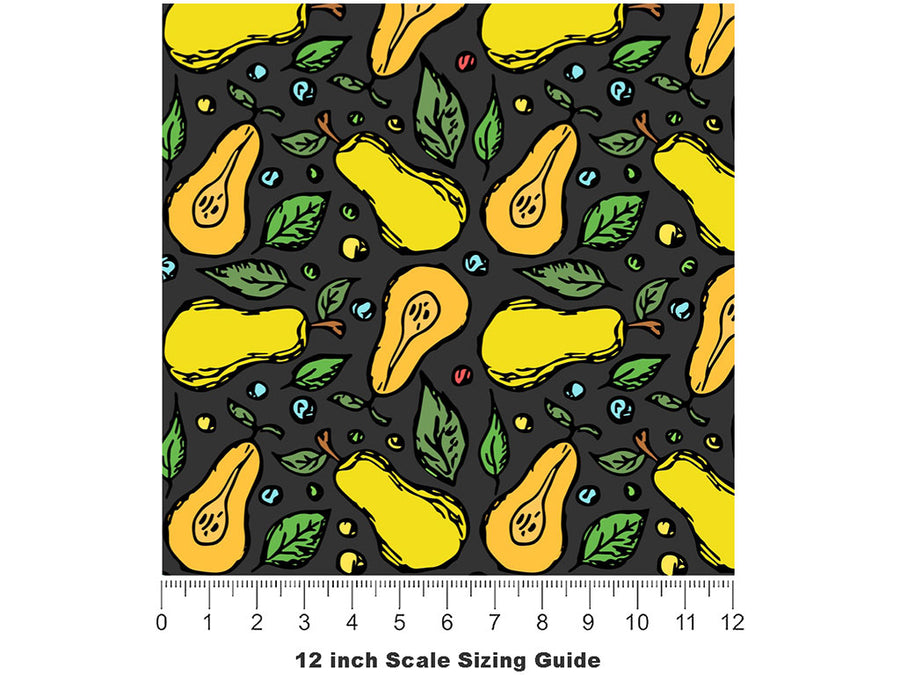 Stone Hill Fruit Vinyl Film Pattern Size 12 inch Scale~Rwraps Stone Hill Fruit Sizing Chart~2