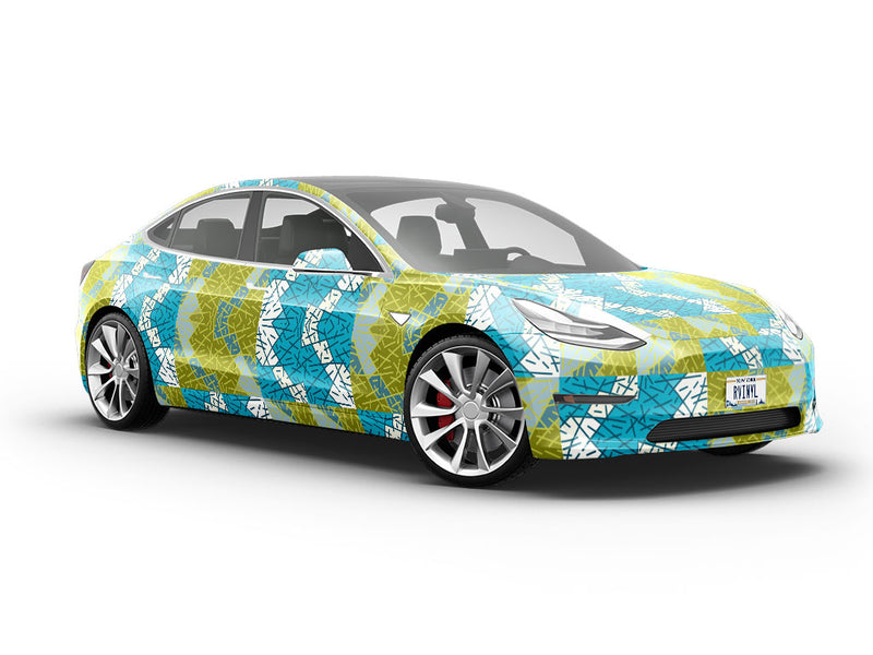 Storm Drain Art Deco Vehicle Vinyl Wrap