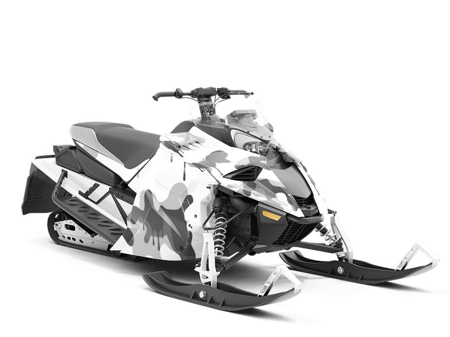 Storm Graffiti Camouflage Custom Wrapped Snowmobile